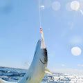 Bait Jigs Fishing Set of 4 0.5mm/80mm with 0.6mm/150cm Supporting String