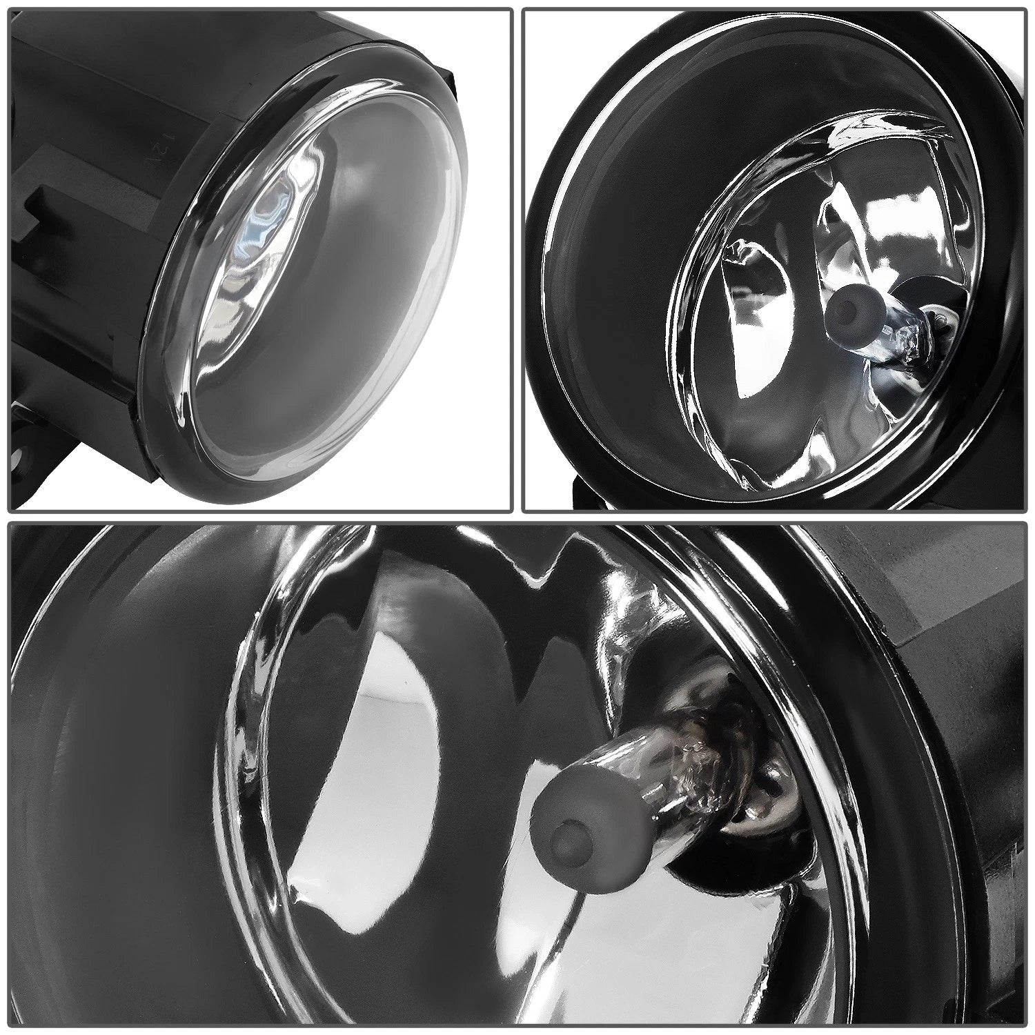 Clear Lens Fog Light Lamps Pair for Ford Navigator Mustang Focus (2005–2022)