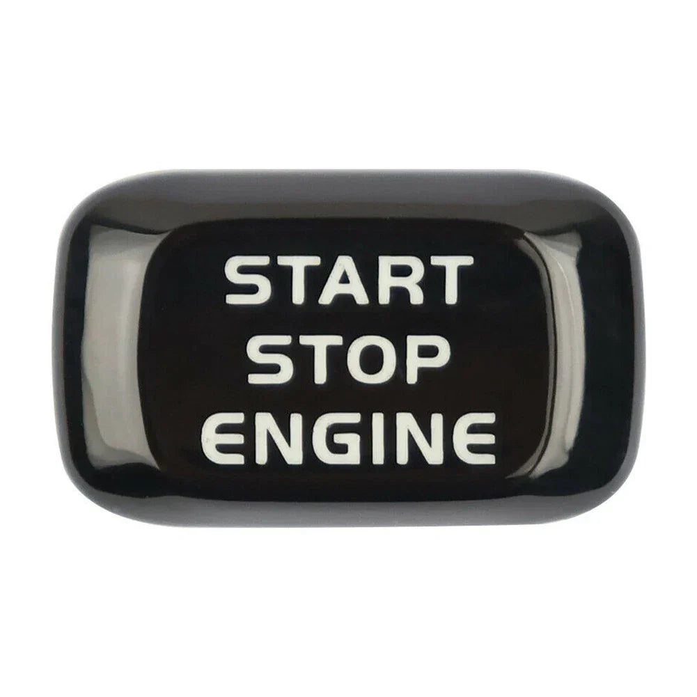 Engine Button Anti-corrosion Black Dirt-resistant for Car