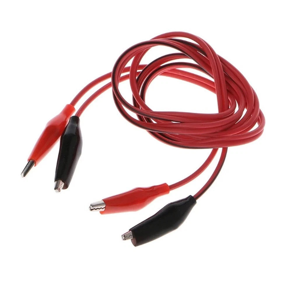 Alligator Clips with Non Slip Design for Safe Measurements