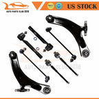 8x Front Control Arm Tie Rod Sway Bar Link for Nissan Rogue (2008–2015)