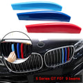 M-Color Stripe Kidney Front Grille Insert Trims for BMW 5 Series GT F07 (2009–2017)