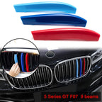 M-Color Stripe Kidney Front Grille Insert Trims for BMW 5 Series GT F07 (2009–2017)