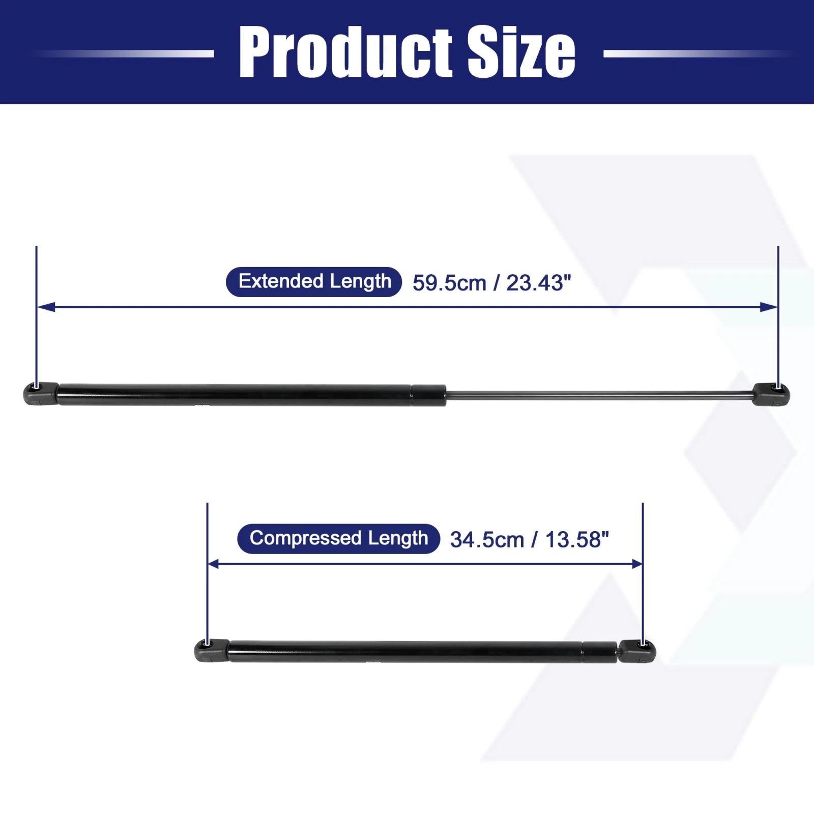 2X Rear Trunk Lift Supports Struts PM3098 for Volkswagen Beetle (1998–2010)
