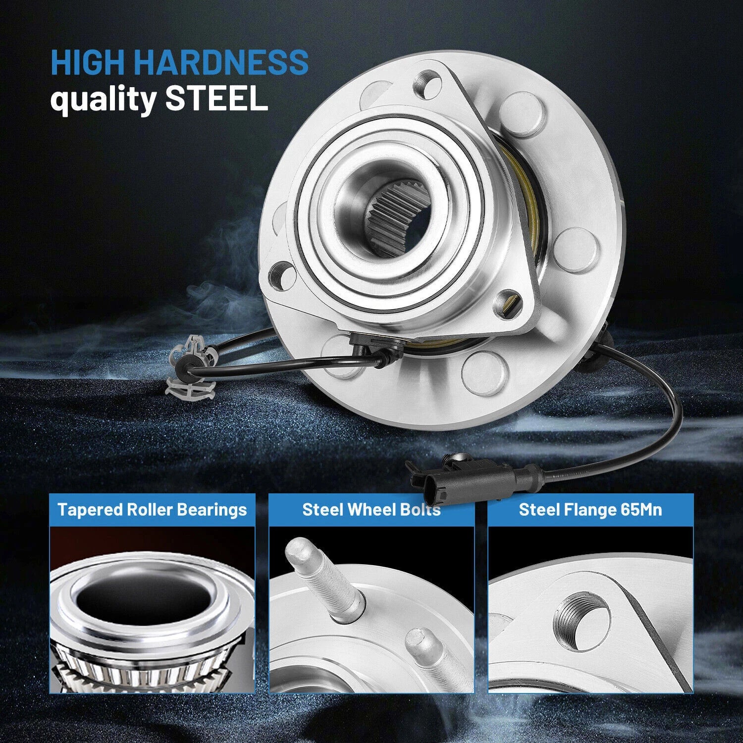Front Wheel Bearing Hub for Chevy Silverado GMC Sierra Tahoe (2007–2013)