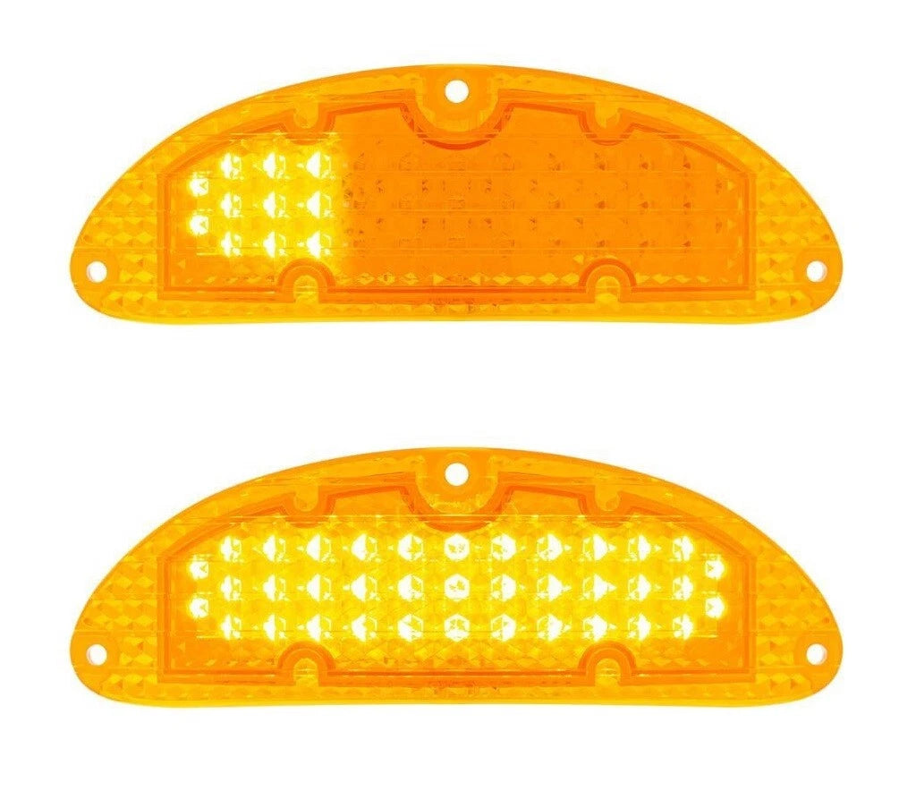 Amber Sequential LED Parking Lights Replacement for 1955 Chevy Bel Air (1955–1955)