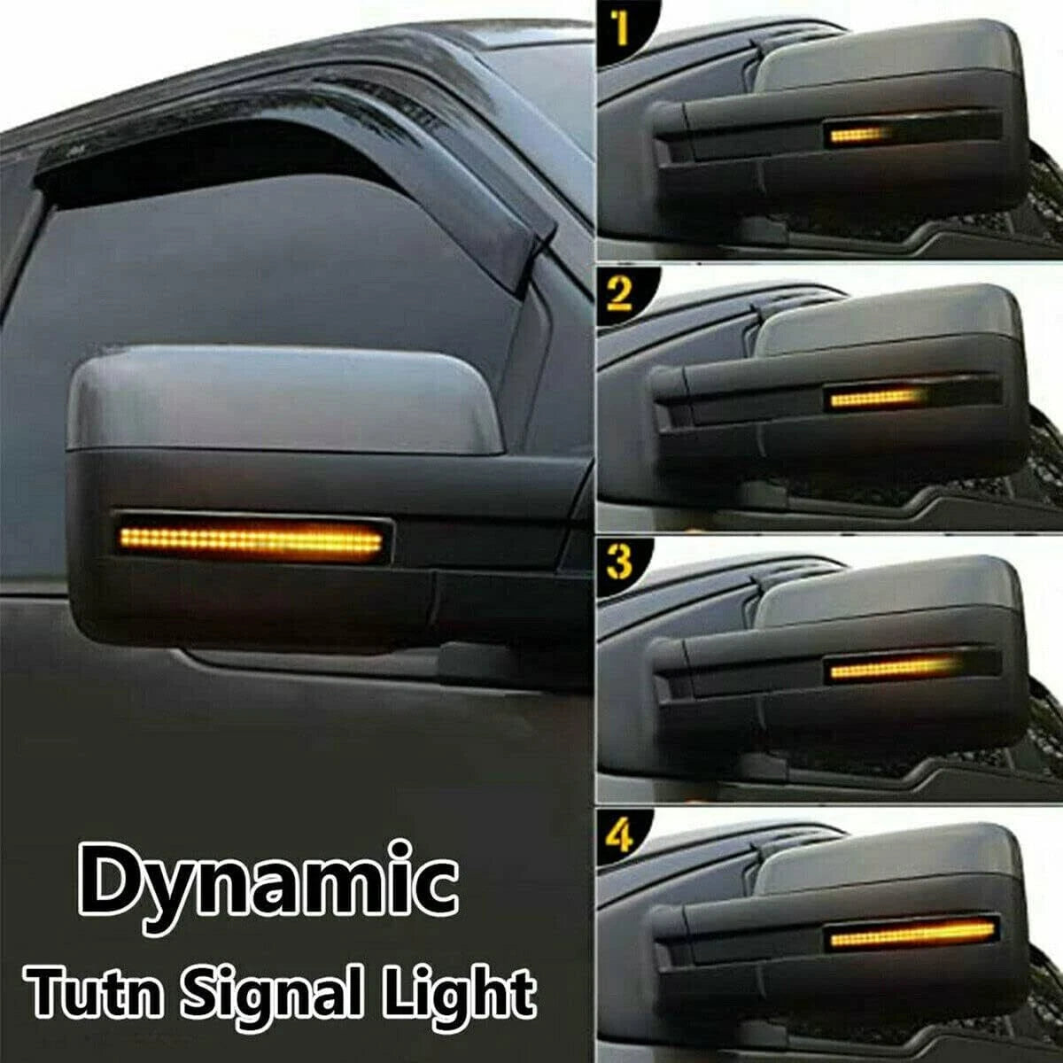 Sequential LED Side Mirror Turn Signal Lamp for Ford F-150 (2009–2014)