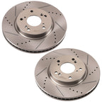 Set of 4 Front Brake Rotors & Ceramic Pads for Honda Accord (2013–2022) S800011 P1654