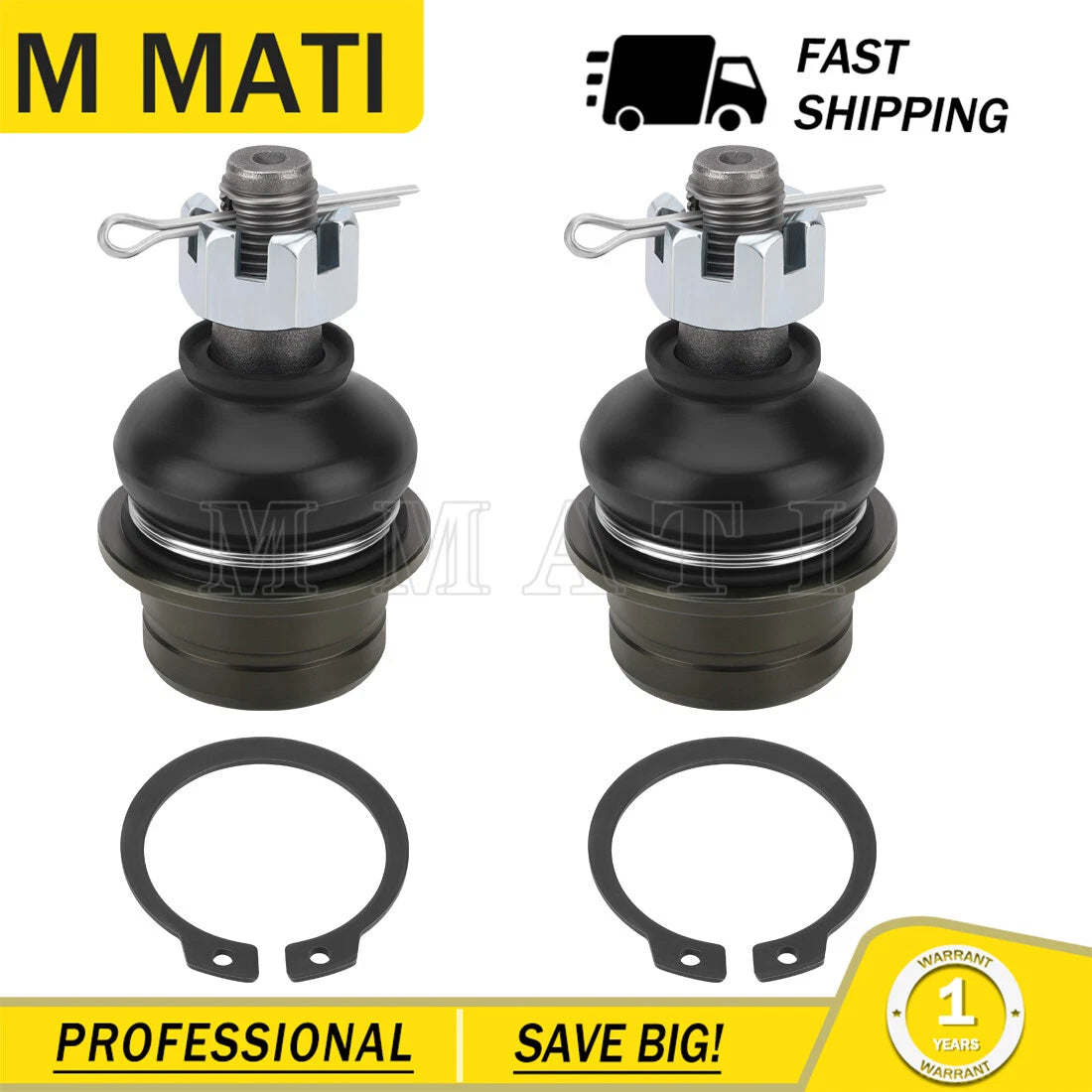 2X Ball Joint for Kawasaki KFX400 (2003–2006) Suzuki KingQuad QuadSport Upper Lower