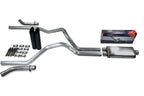 Dual Exhaust Kit for Chevy GMC 1500 (1996–1999) - 2.5" Black Tips