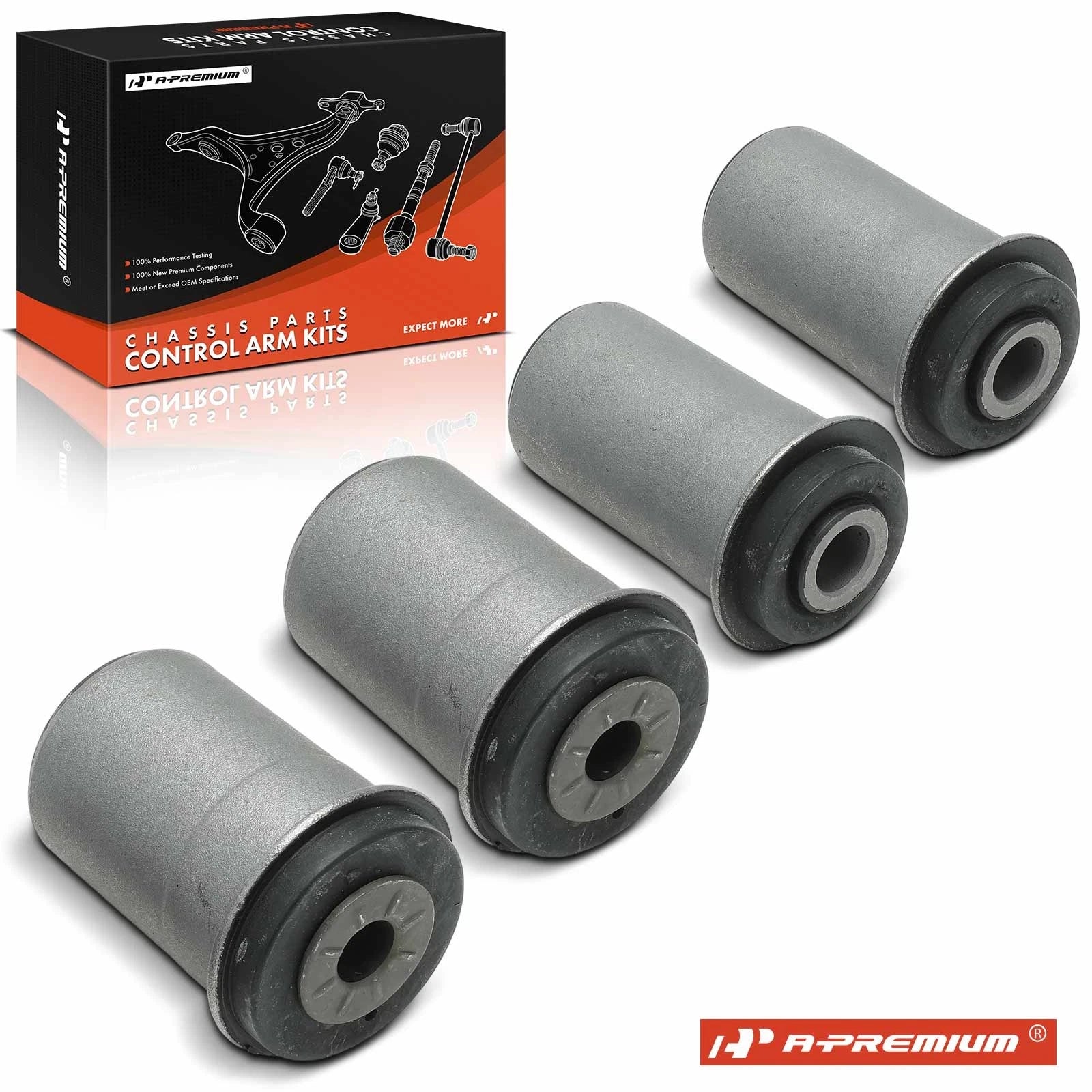 Set of 4 Front Lower Control Arm Bushings for Ford F-150 (1997–2003)