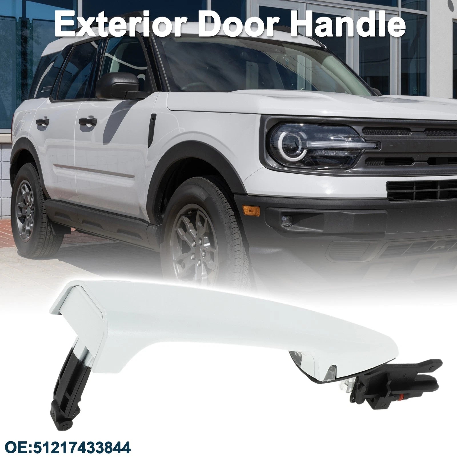 Front Right Exterior Door Handle for BMW X5 F15 X6 F16 F45 F46 (2014–2020) No. 51217433844