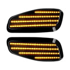 Pair of Smoked Front Side Marker Turn Signal Lights for Jeep Renegade (2015–2022)