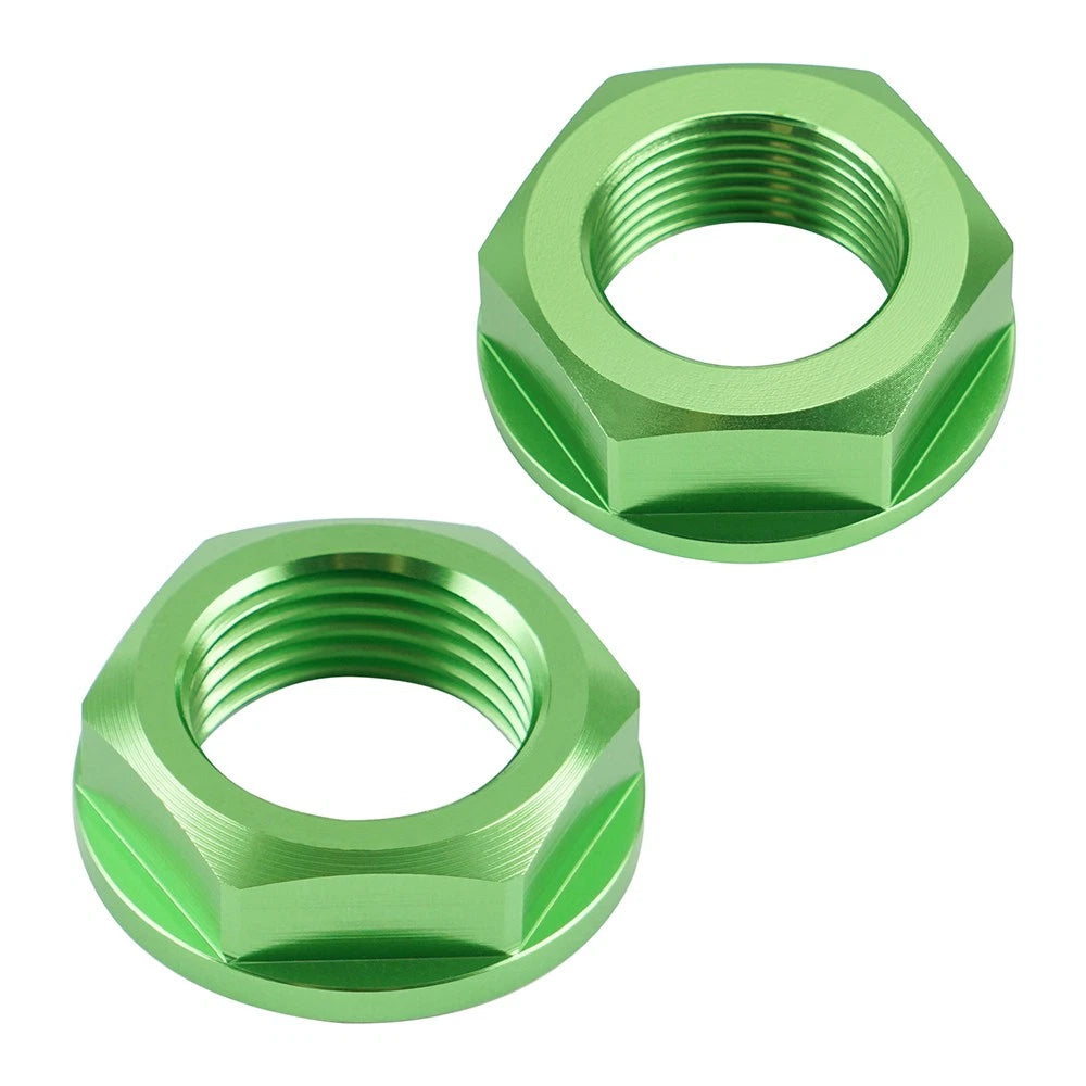 Axle Nut Bolt Set for Kawasaki KX125 KX250 KX450 (2004–2008, 2019–2021)
