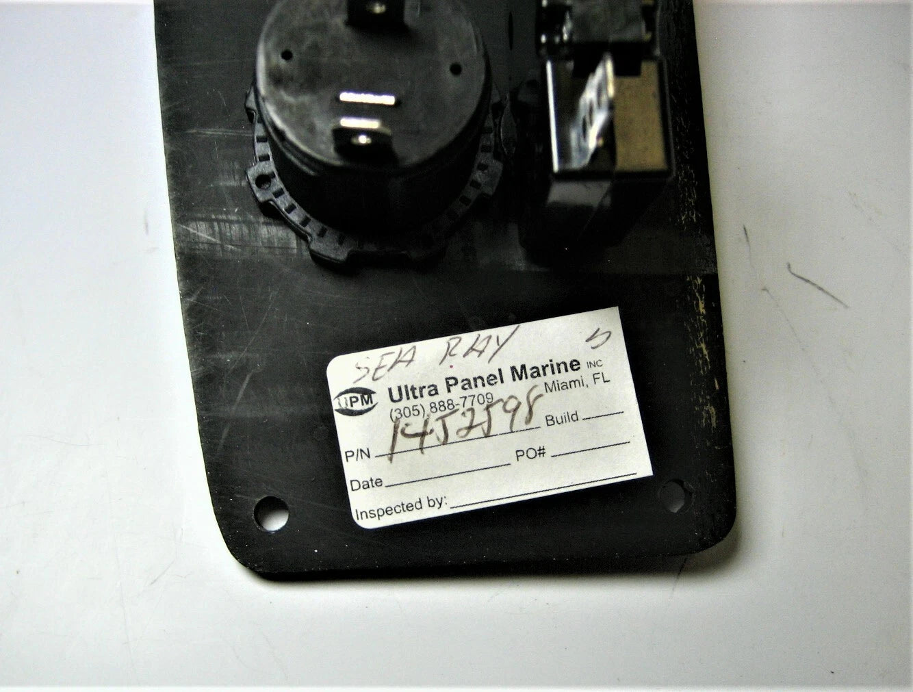 Panel for Sea Ray Boat (12V Accessory Cutout, 1452598)