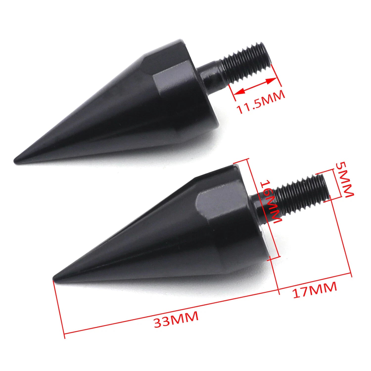 2PC Spike Bolt for Universal Motorcycle Windscreen Fairings License Plate