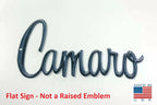 Metal Emblem Sign Script Logo for Chevrolet Camaro (1970–1974)