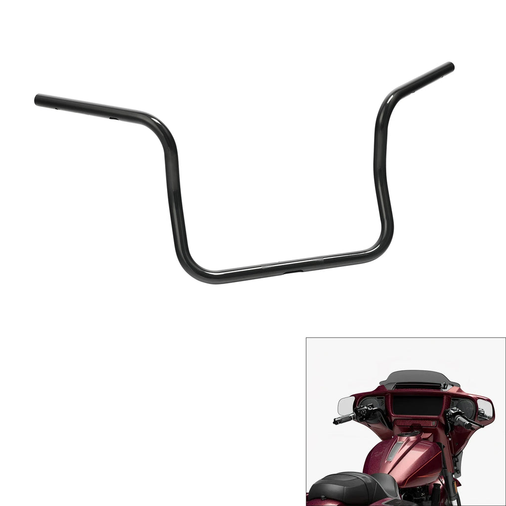 12'' Rise Ape Hanger Handlebar for Harley Touring Street Glide (2014–2023)