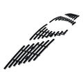 Stainless Black Billet Grille Insert for Nissan Rogue (2014–2016)