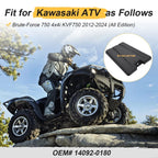 Front Fender Storage Box Cover Lid for Kawasaki Brute Force 750 4x4i (2012–2024)