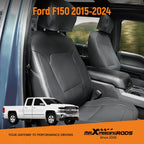 Leather Car Seat Covers Full Set for Ford F-150 (2015–2024) Waterproof