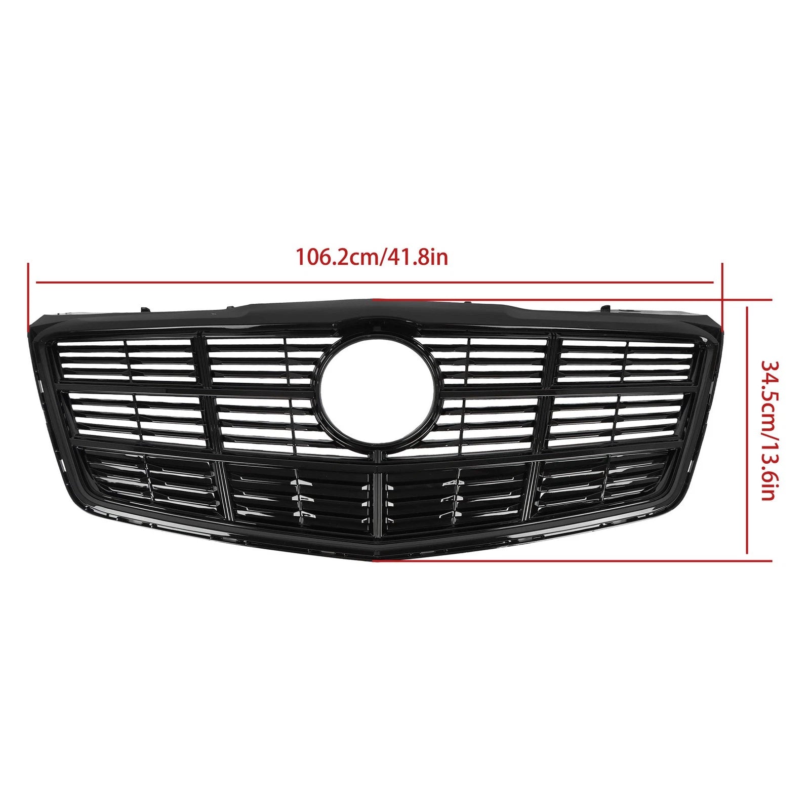 Gloss Black Front Bumper Grille Assembly for Cadillac CTS (2014–2015)