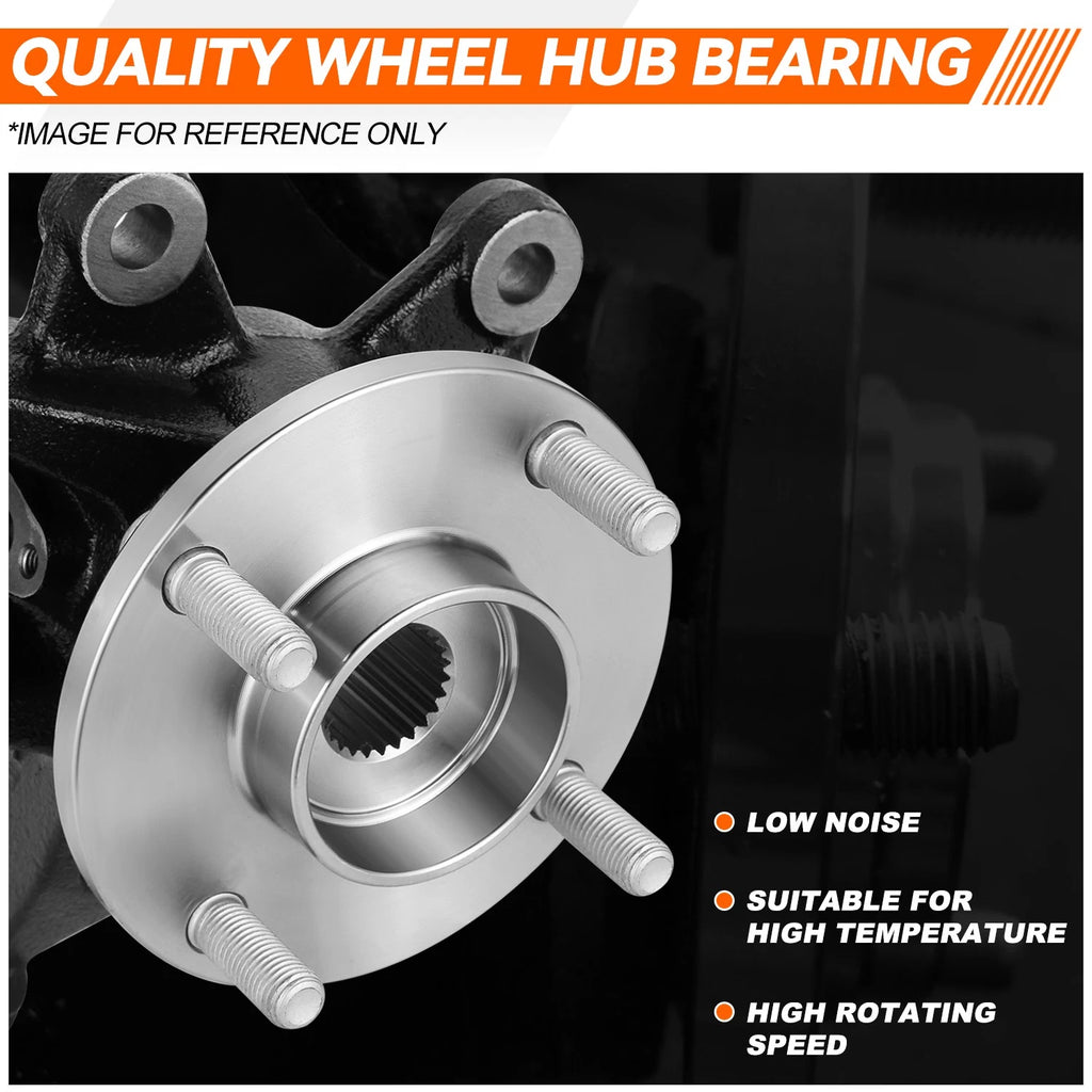 Front Right Loaded Wheel Bearing Hub Knuckle Assembly for Ford Focus (2006–2011)