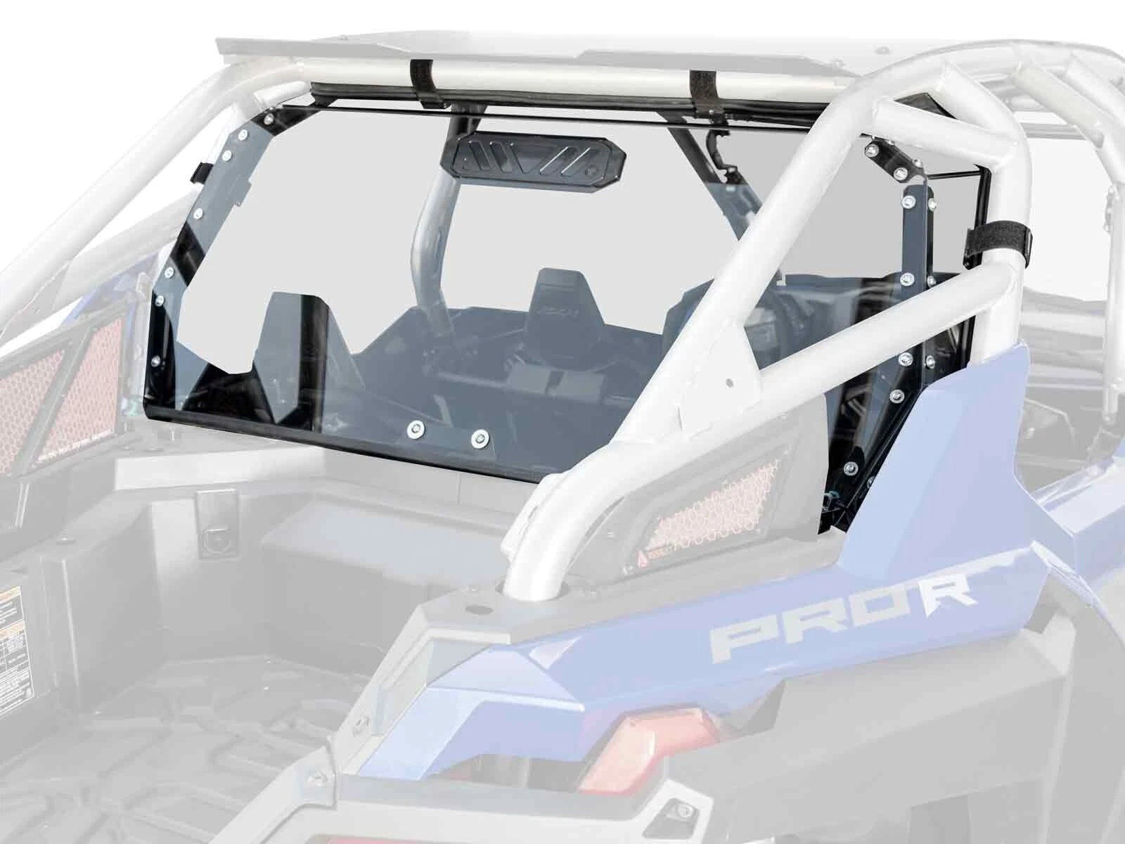 Light Tint Polycarbonate Vented Rear Windshield for Polaris RZR PRO R (2020–2023)
