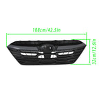 Front Upper Grille with Camera Hole for Subaru Outback (2020–2023) Black