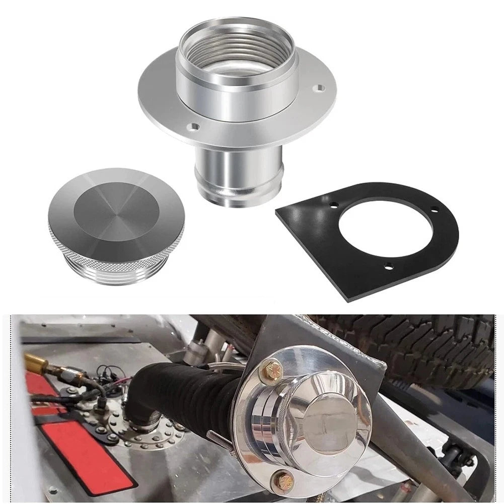 Fuel Tank Filler Neck with Gas Cap & Weld-On Bracket for Truck