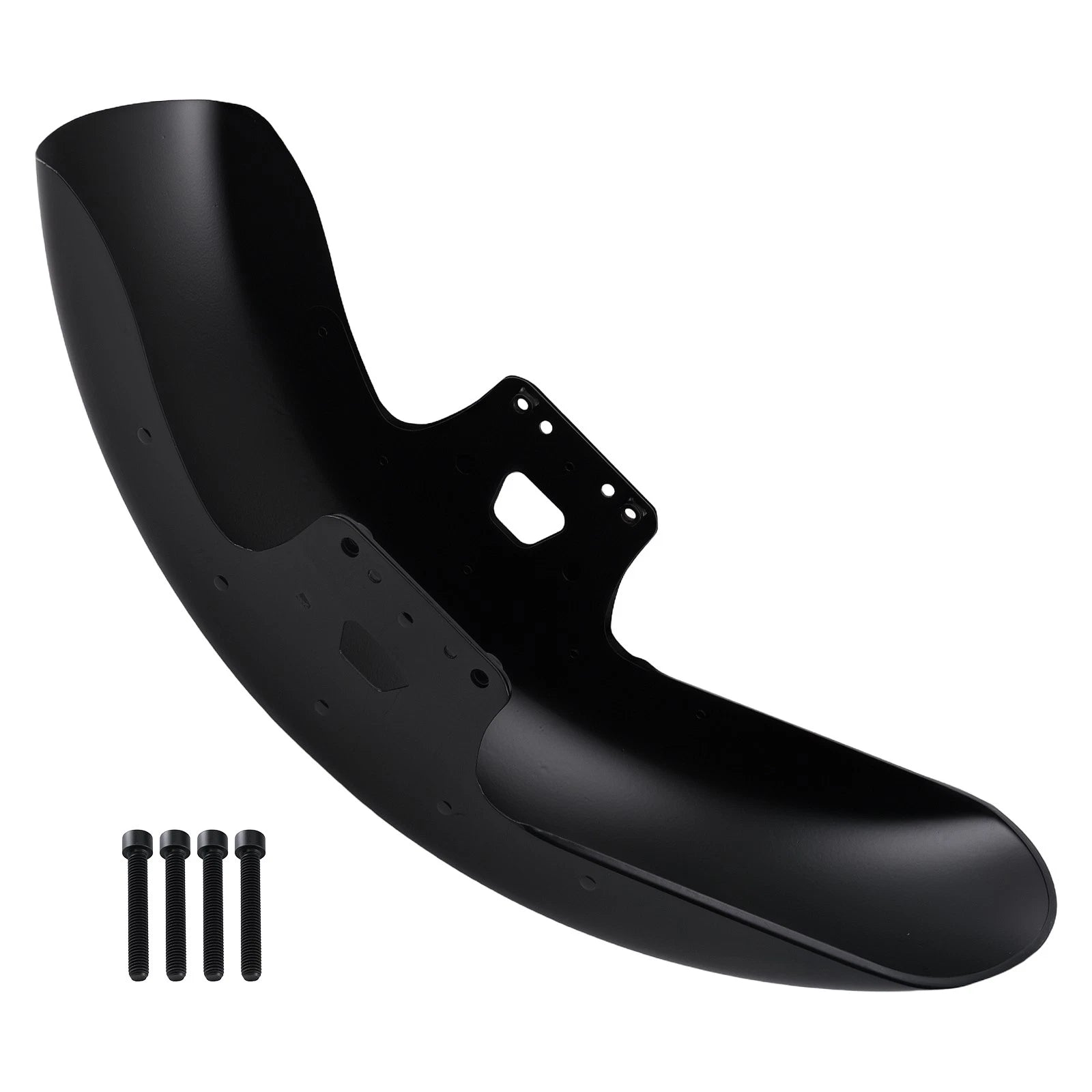 19 Inch Front Fender for Harley Road King Street Glide (2014–2023) Gloss Black