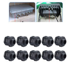 10X Plastic Vent Valves for Outdoor Security Lighting with Nuts