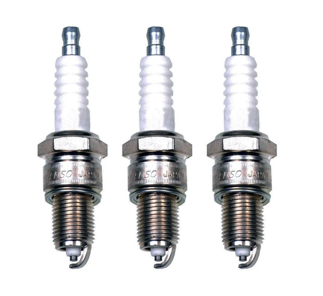 Set of 3 U-Groove Spark Plugs Gap 0.044 for Geo Chevrolet 1.0L L3 (1995–2000)