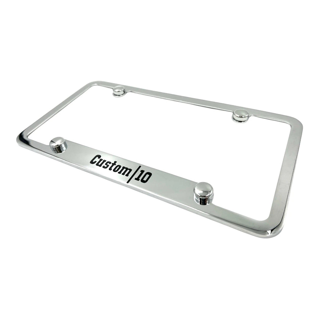 License Plate Frame Front for Chevrolet Custom 10 Engraved 50 State (2010–2019)