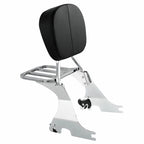Sissy Bar Backrest Luggage Rack for Harley Sportster XL883 XL1200 (2004–2022)
