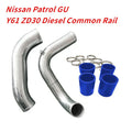 Aluminum Intercooler Piping for Nissan Patrol GU Y61 ZD30 Diesel (2000-2016)