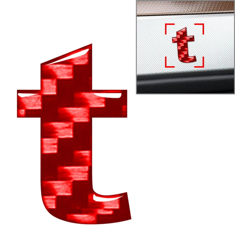 Lowercase Alphabet Letter Decals Stickers for Door Wall Window Emblem