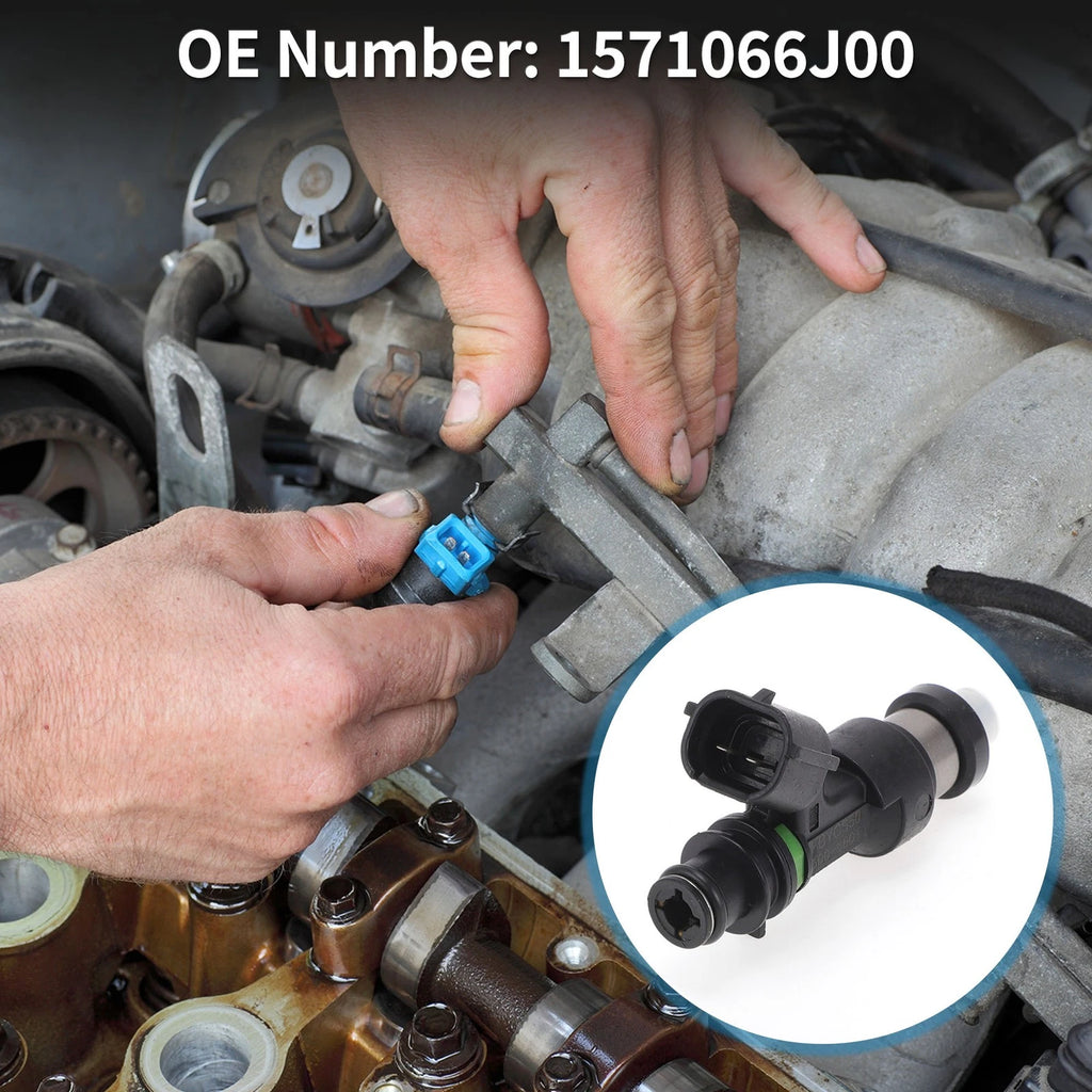 Fuel Injector No. 1571066J00 for Suzuki Grand Vitara (2006–2008) 1 Pc Black