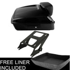 Chopped Trunk Backrest 2UP Mount Rack for Harley Touring Road Glide (2014–2025)