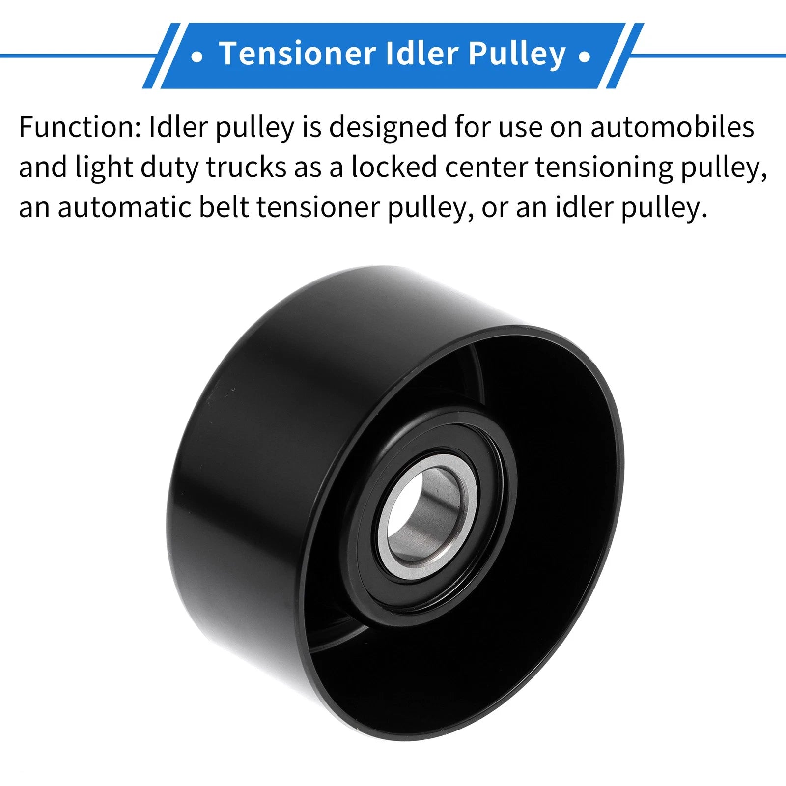 Drive Belt Idler Pulley for Acura TSX (2004–2014)
