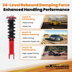 24 Level Damping Coilovers Lowering Kit for Dodge Challenger (2008–2010) RWD