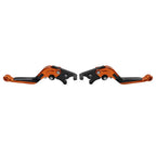 Orange Extendable Brake Clutch Levers for Suzuki GSXR600 GSXR750 GSXR1000 (06-10)