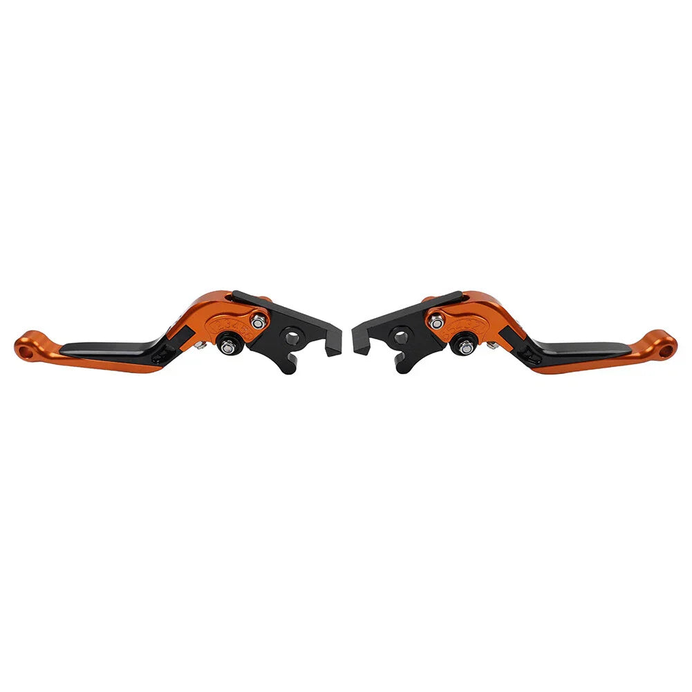 Orange Extendable Brake Clutch Levers for Suzuki GSXR600 GSXR750 GSXR1000 (06-10)