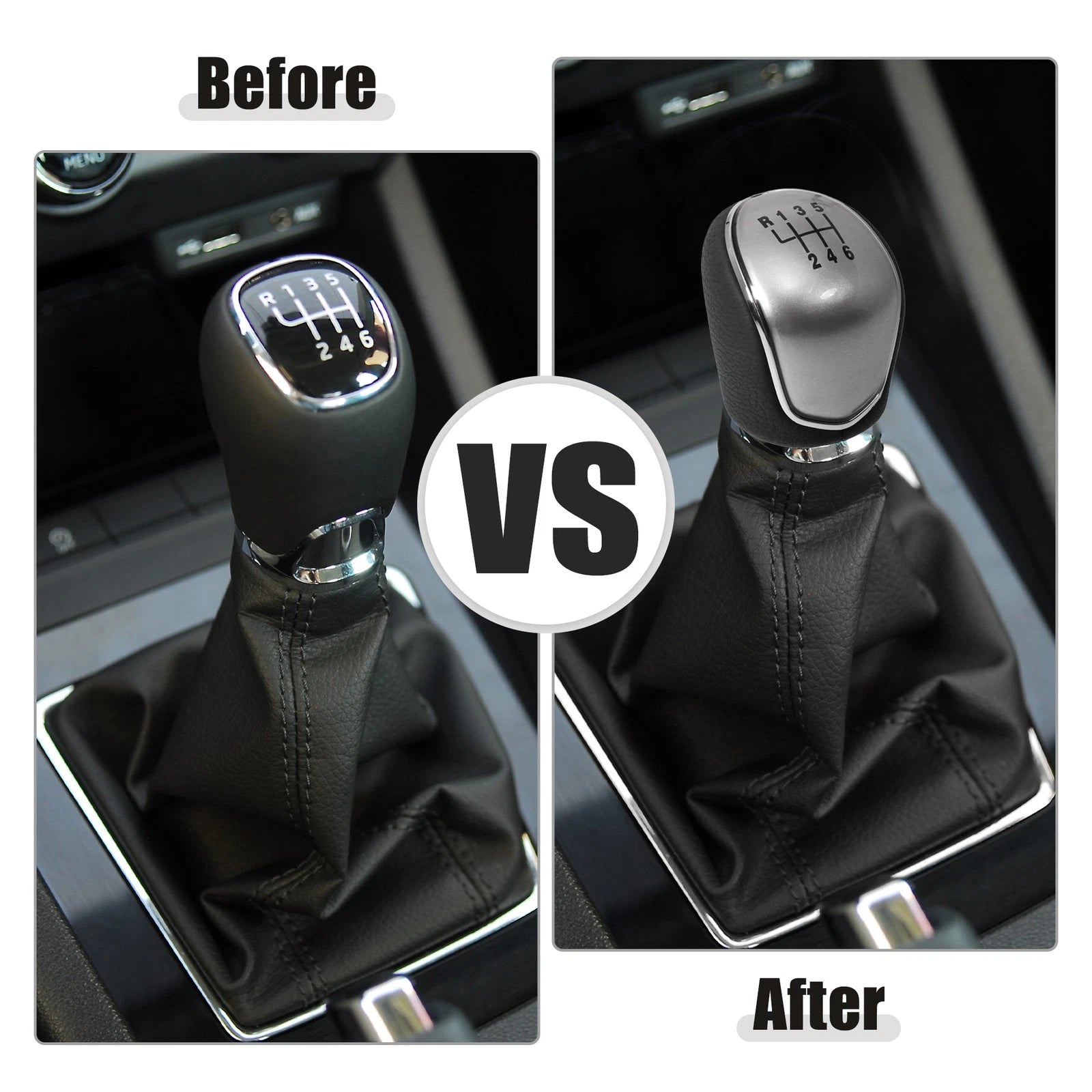 6 Speed Manual Gear Shift Knob for Ford Mondeo S-MAX C-MAX Kuga (2007–2023)