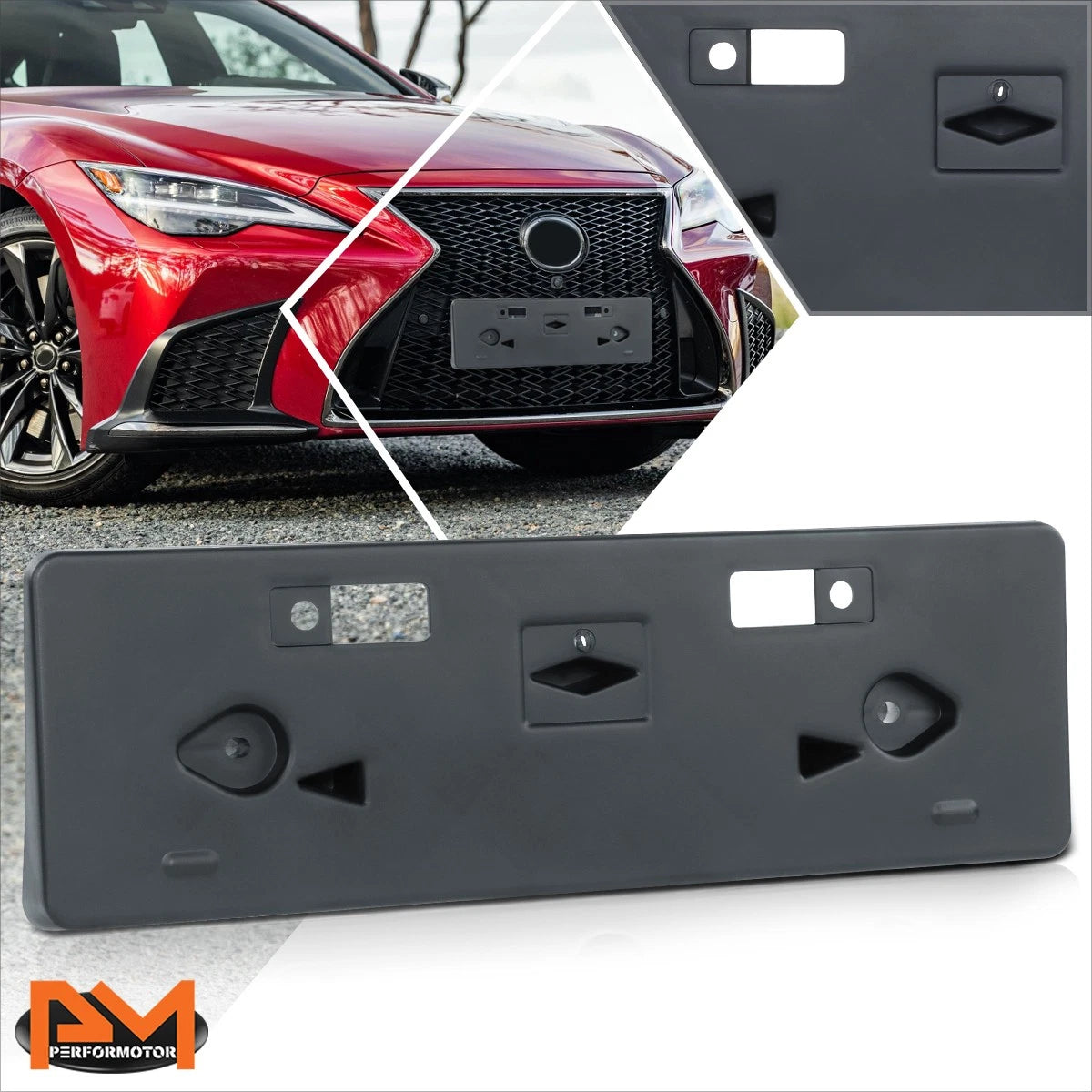 Front License Plate Mounting Bracket for Lexus LS500 (2018–2022)