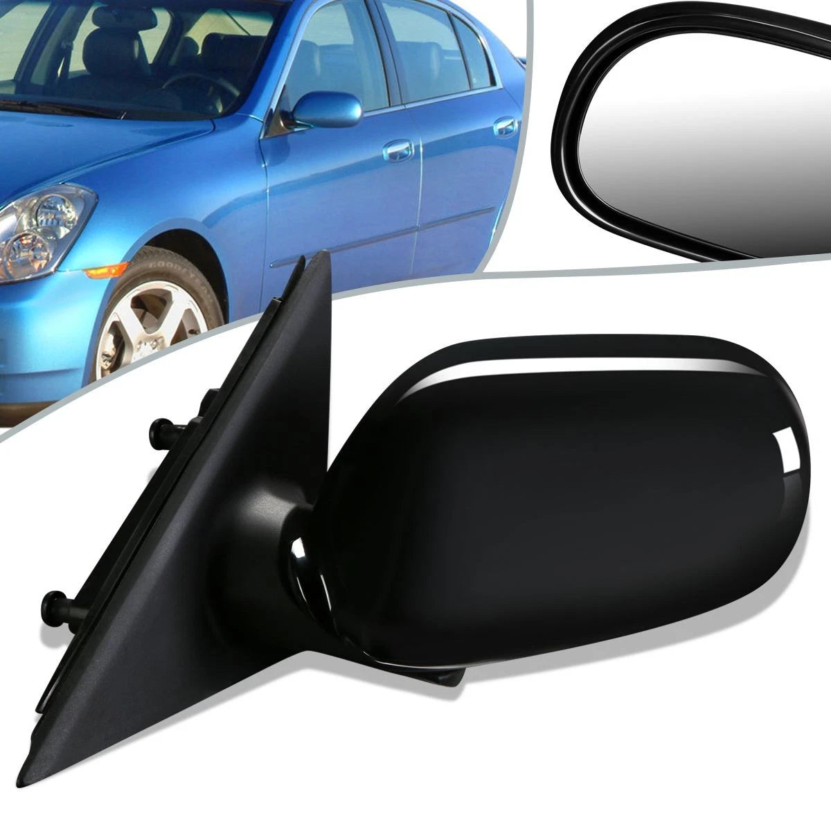 Power Heated Door Mirror Left for Infiniti G35 Sedan (2003–2006) IN1320104