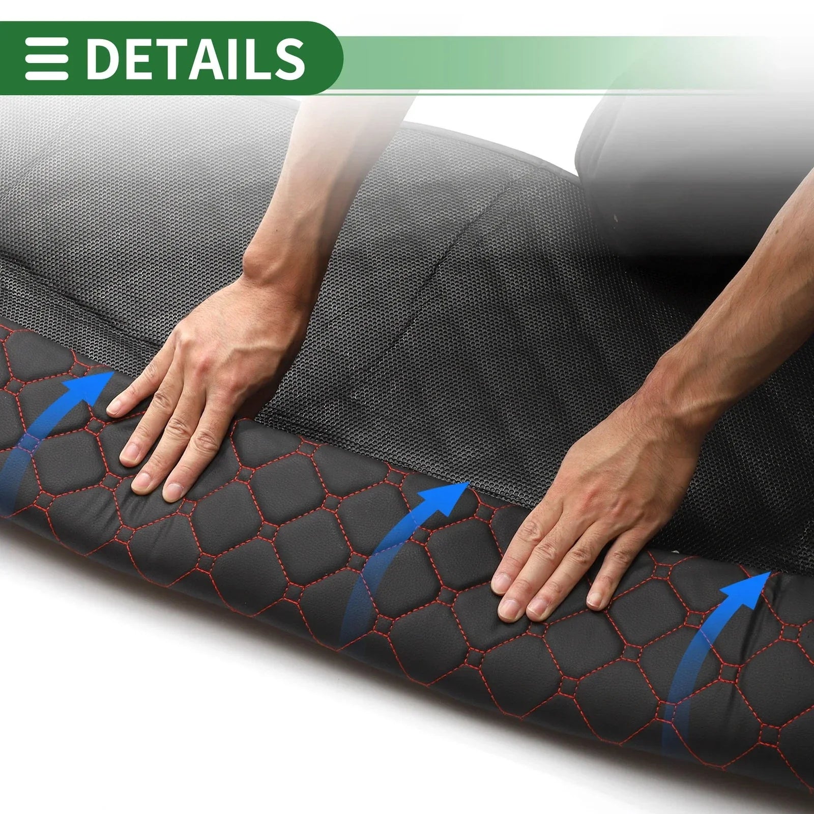 Heightened Edge Cargo Liner Rear Trunk Mat for Honda CR-V 2007-2011 Black XPE
