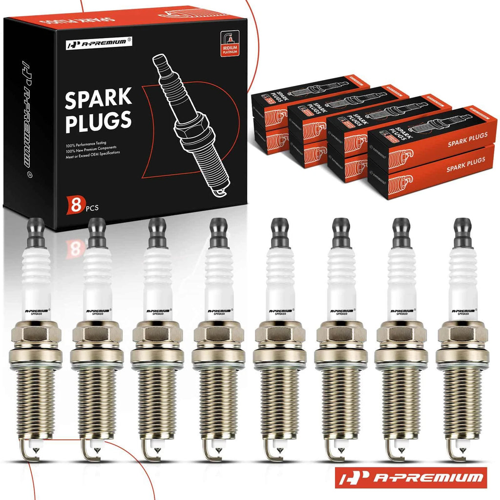8x Iridium Platinum Spark Plugs for Jeep Grand Cherokee (2008–2009)