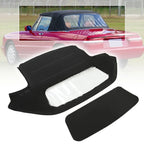 Convertible Soft Top for Alfa Romeo Spider (1971–1994) Black Vinyl
