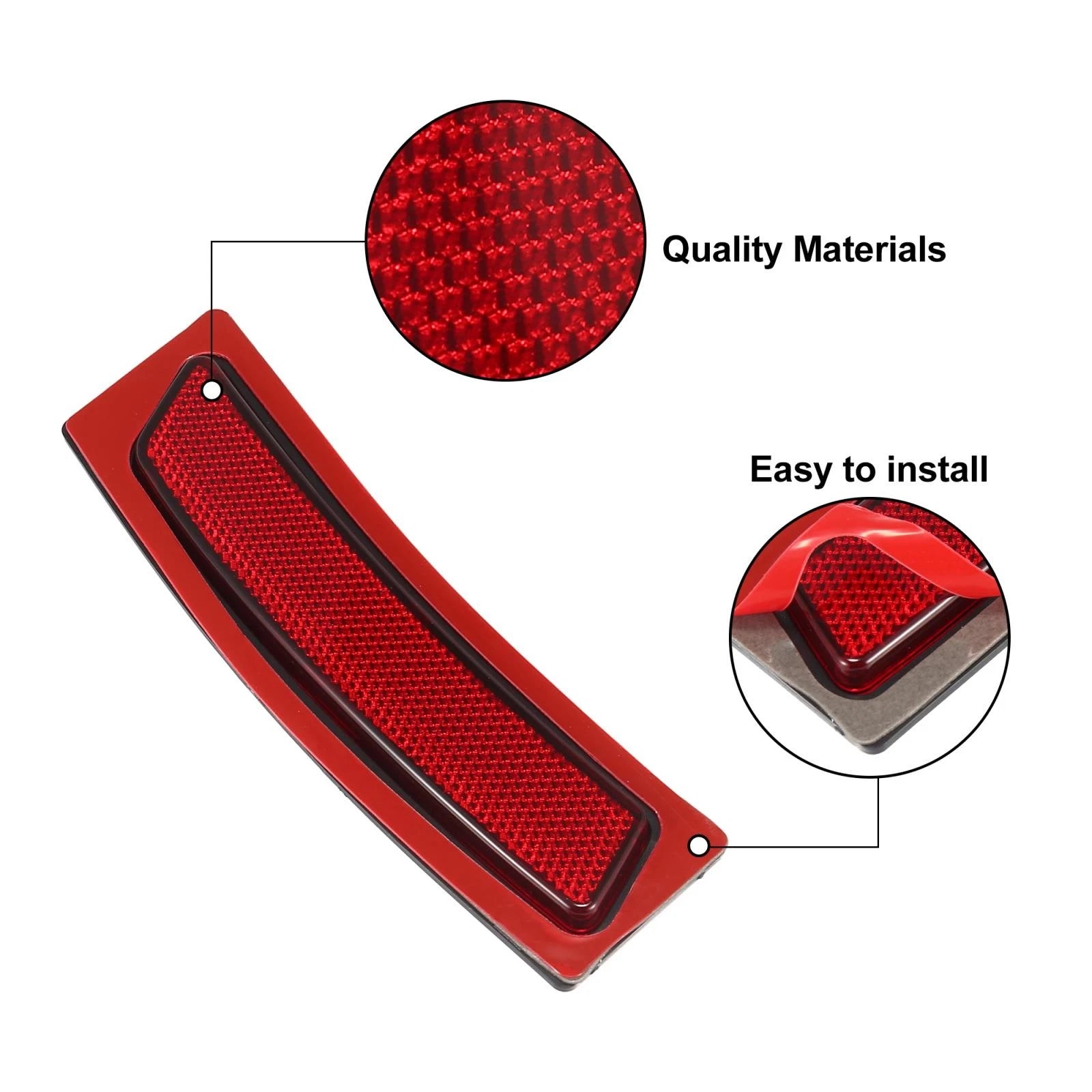 Pair of Bumper Reflectors for BMW F30 F31 LCI 340i (2016–2019) 63147295541 63147295542